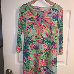 Lilly Pulitzer 3/4 Sleeve Palm Dress